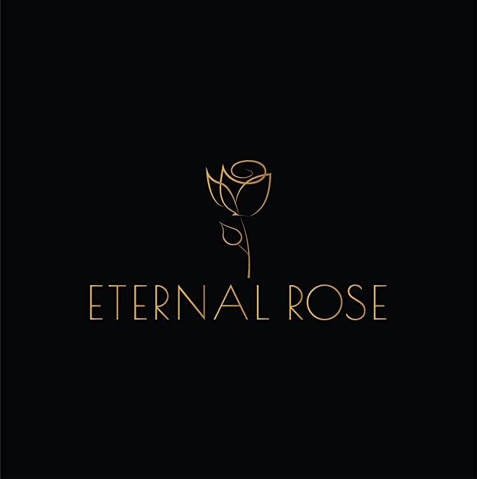 Miniatura 8 de Eternal Rose Pendientes colgantes de oro de 24 quilates con flor de rosa real para mujer