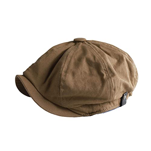 Sxrc Men’s Newsboy Hat,Vintage Beret Hat Octagonal Hats Retro British Newsboy Cap Men Outdoor Universal Casual Caps, One Size #TOP6