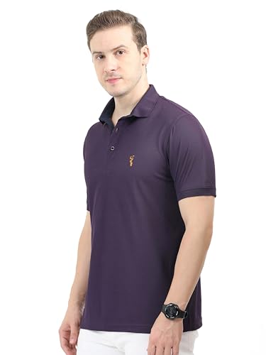 Image of STELLERS Men's Premium Regular Fit Polo T-Shirt's |Feather Touch Feel | Odour Resistant| Anti-Static| Wrinkle Free | Quick Dry | Stretchable | Lightweight | Sweat-Proof
