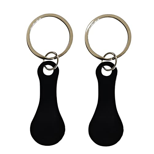 Jeton Pour Caddie De Courses - Extracteurs De Caddie En Acier Clés Caddy Jeton Amovible Porte Clef - Clé À Puce Pour Panier D'Achat Jetons De Panier,Porte-clés En Alliage D'aluminium