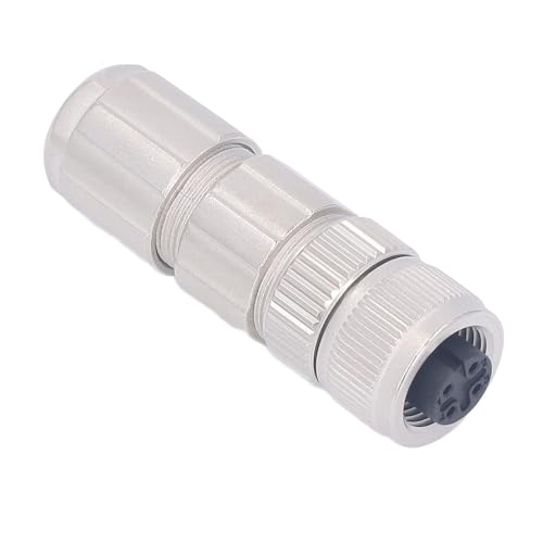 Conector aviación recto 4 pines IP67 ignífugo miniatura 2