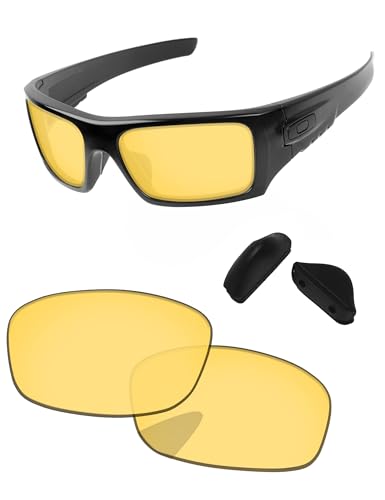 Image of Replacement Lenses & Nosepads for Oakley Si Ballistic Det Cord OO9253 61mm - Precision Fit, UV & Impact Resistant