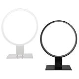 DRESSOOS Porta Cerchietti in Acrilico 2 Pezzi, Organizer Leggero per Accessori Chioma Donna, Supporto Multiplo per Fascia e Bracciali, per Casa e Tavolo