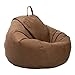 NC NC Wasserdichter Sitzsack Stuhlbezug Kinder Stofftier Aufbewahrung Organisieren von Kuscheltieren Sitz Sitzsack Faul Sofa Sitzsack Stuhlbezug - Brown