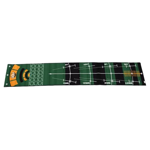 Tapis de putting compact simulation de vert réaliste avec piste de retour - 6