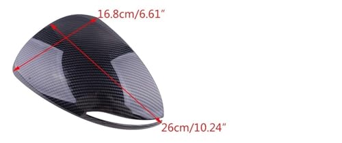 Couvertures miroir aile Hyundai Sonata 2020 coque rétroviseur carbone ABS - 5
