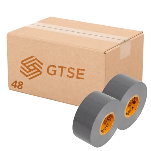Image of GTSE - Gray Wide Electrical Tape 48 Rolls, 2in x 66ft, UL /CSA Listed