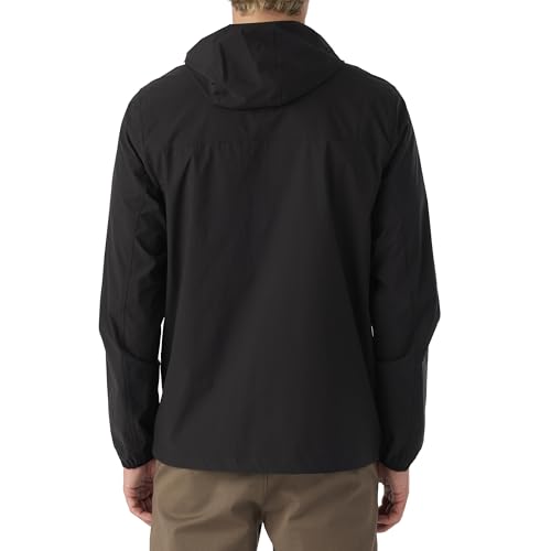 O'NEILL Mens TRVLR Stretch Zip-Up Windbreaker Jacket - Standard Fit Water Resistant Jacket for Men with Hood and Pockets4