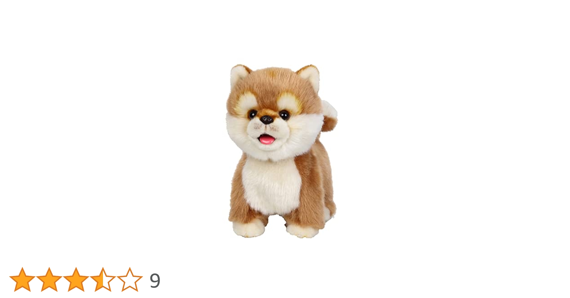 Amazon.co.jp: 電子ウォーキング秋田犬のぬいぐるみ、リアルな