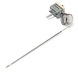 BSSTORE Thermostat für Ofen, Kochfeld, 299 °C, 2 Kontakte, kompatibel mit verschiedenen Modellen, entspricht 8032828