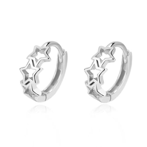 Boucles d'oreilles créoles étoiles le cadeau idéal pour un mariage