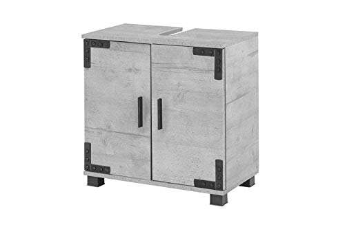 Schildmeyer Under Sink Cabinet, Stone Grey, ca. 59,8x32,6x62,4 cm Main Image Small
