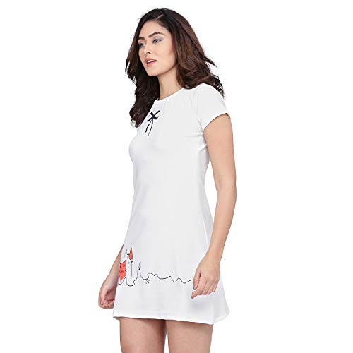 Image of J B Fashion Printed Lycra Fabric Women Dress with Half Sleeves for Fancy Dress,Stylish Dress, Casual Wear Dress for Women /Girls Dress Pack of 2