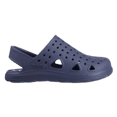 Image of Totes Kids' Everywear Lightweight Waterproof Contoured Splash and Play Clog Sandals with Strap