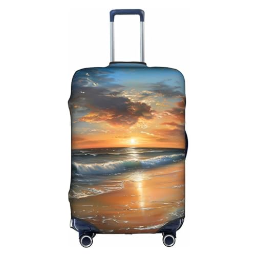 Housse de protection pour valise contre les rayures de soute, accessoire blanc de taille L