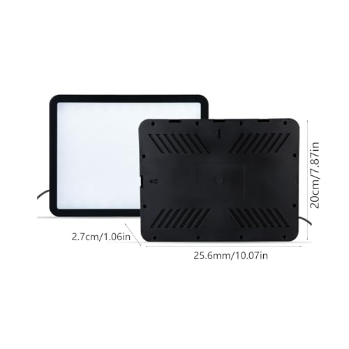 Panel de luz LED con temperatura ajustable 2800K-7000K de 280 cuentas 5