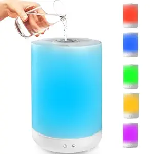 Top Fill Humidifier Bell+Howell for Bedroom - 4L Whisper Quiet Cool, Adjustable Mist Level, Auto Shut Off & 7-Color Night Light - Essential Oil Diffuser for Bedroom, Home, Office Lasts Up to 24 Hours