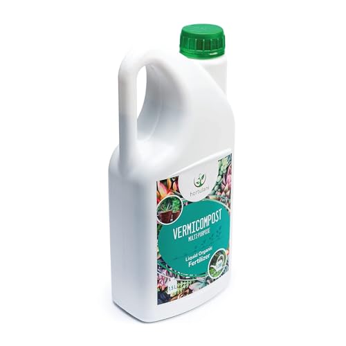 Humus de Lombriz Líquido Hortulani – ¡El fertilizante natural hecho de humus de lombriz! Ideal para plantas de interior y exterior, verduras y flores. (1,5l)