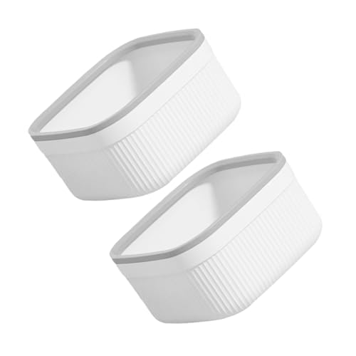 VILLFUL Mini Cubo De Basura Para Escritorio 2 Piezas Sin Tapa Práctico y Decorativo Adecuado Para Oficina Dormitorio y Hogar