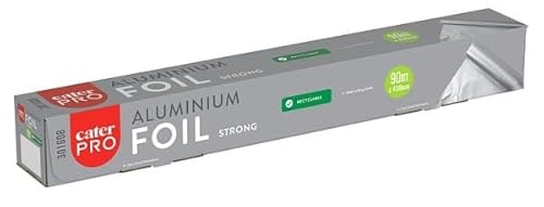 CaterPro Strong Aluminium Foil 90m x 450mm Catering Roll
