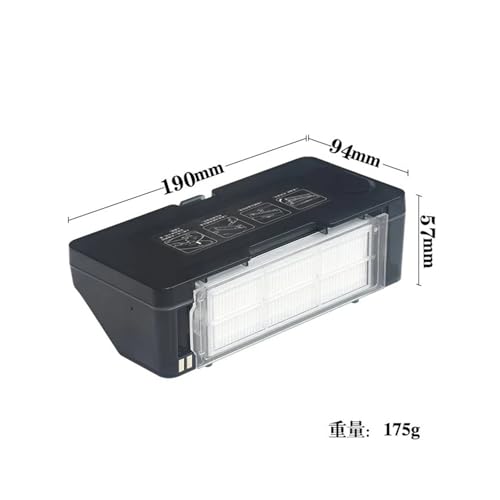 2 in 1 Water Tank Dust Box Robotic Vacuum Cleaner Replacemen Robot Vacuum Mop,Compatible for Xiaomi 2S 3C V2 V3 XMSTJQR2S STYTJ02YM