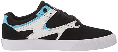 Dc Mens Dc Men's Kalis Vulc Skate Shoe, Black/White/Blue, 8.5 Us #TOP5