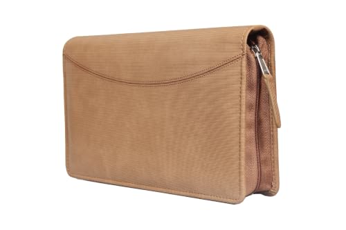 Image of Sukeshcraft Baize unisex-adult PU Multiple Cheque Book Business Card Holder -27 Slots