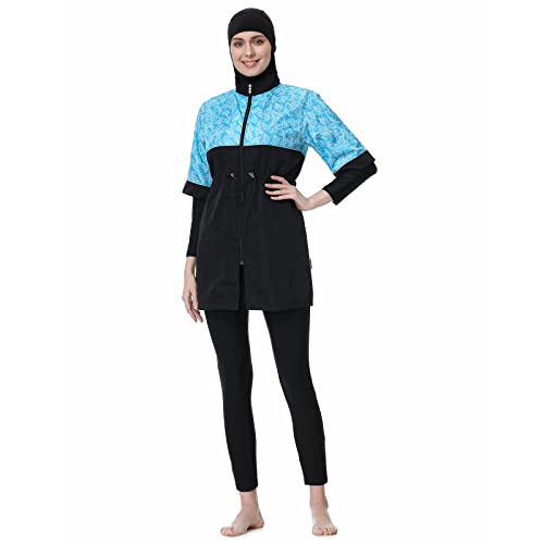 Burkini 3 pièces pour femme maillot de bain musulman couvrant