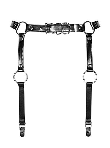 Harnais garter belt A741 Obsessive taille unique : oubliez les complexes, osez le transparent