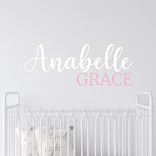 Vinilo decorativo personalizado con nombre 42 pulg x16 pulg