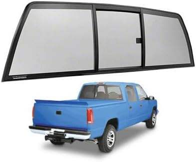 C.R. Laurence ETRV880S CRL Tri-Vent Three Panel Slider with Solar Glass for 1988-2000 Chevy/GMC C/K Trucks