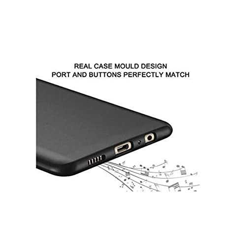 Image of Mobile Back Cover Case for Samsung Galaxy A3 Core (Silicone Case|CameraProtection|Black SC1510)