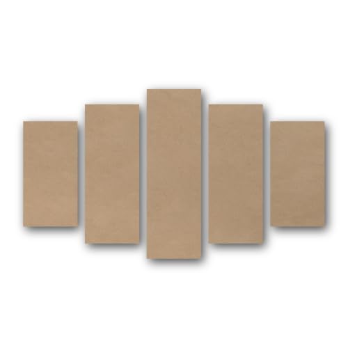 Art mural sur toile beige lot de 5 tableaux pour habiller un grand mur vide