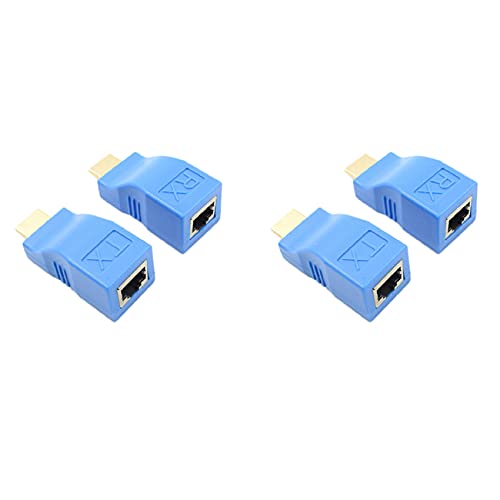 Guddbuy 2X GNXe_[`Rj45 Lanlbg[NggX~b^[V[o[Tx Rx Cat5e Cat6C[TlbgP[uV1.4 30M 4K Hd Tv 1080P