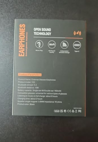 HONGSHUYEE Glasses Headphones