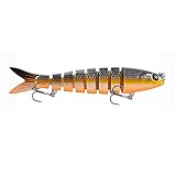Lunghezza: 110 mm HUFFA 8 Segements Esche da Pesca Affondamento Multi snodato Minnow Swimbait Attrezzatura da Pesca Esca Artificiale realistica Pike Bass Trout Big Game (Color : CC55-P)