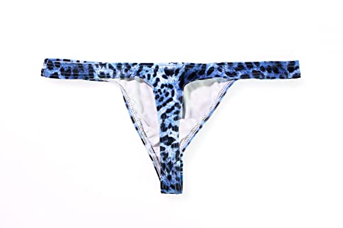 Men's Leopard Thong Underwear Bikini Low Rise Brief4