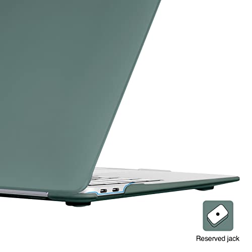 Image of EooCoo for MacBook Air 13.3 inch Case with Keyboard and Screen Protector | Ultra Thin and Transparent, Hard Case Compatible with MacBook Air 13.3 inch M1 Chip 2021-2018 with Retina Display