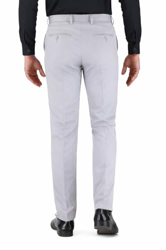 Image of Formal Pants for Men Office Wear - Premium Regular Fit Formal Trouser for Men, Boys, Gents Bottom Formal wear for Office Meeting, Party, Gathering, Wedding