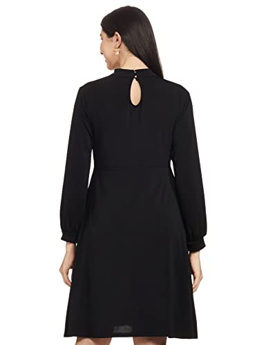 Image of Mode Women's Polyester Shift Midi Casual Dress
