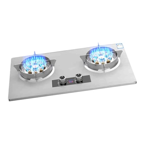 Cocina A Gas De 5,2 KW Con Temporizador Doble Cara Y Nueve Cavidades, Acero Inoxidable Propósito, For Restaurantes Familiares Puestos Comida(LPG)
