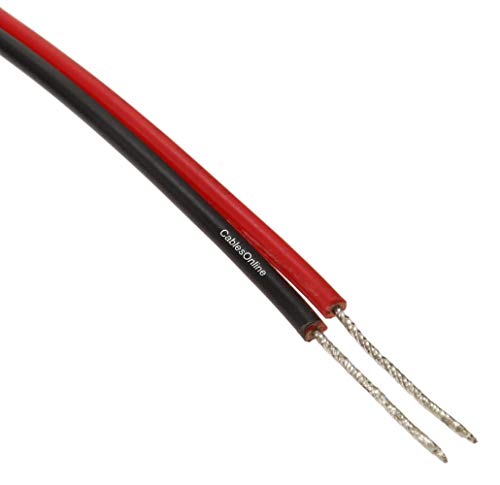 Cablesonline, 6Ft 18 Awg Speaker Wire Single Cable With Rca Male Plug, Av-Sk106 #TOP3