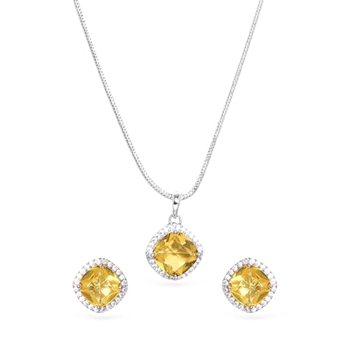 Image of Rubans Pendant Western Style Jewellery Set Gift for Women & Girls