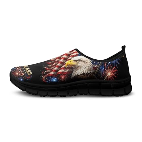 Image of Womens Slip On Walking Shoes Non Slip Loafer Breathable Holiday Travel Shoe Lightweight Casual Low Top Sneakers SizeUS 5.5-11.5