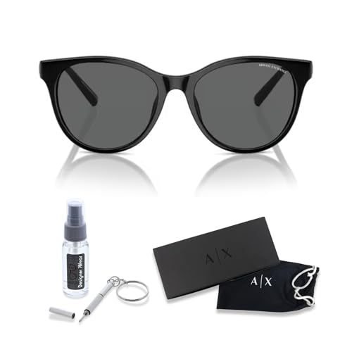 Armani Exchange AX4144SU 54MM Cat Eye Sunglasses For Women +BUNDLE with ACCESSORY EYEWEAR KIT3
