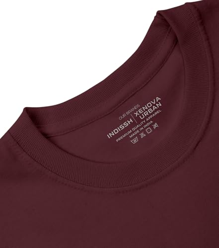 Image of INDISSH T-Shirt for Man | Regular and Plus Size Upto 7XL | Cricket Graphic Printed | Round Neck Cotton Fabric Regular fit Casual T-Shirt for man - RNM-Hitman-PAR
