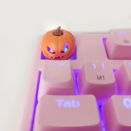 Teclas de Halloween, teclado de jogo | Mecânica fofa personalizada novidade de desenho animado de su