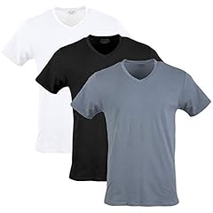White/Black Soot/Grey Flannel (V-neck 3-pack)