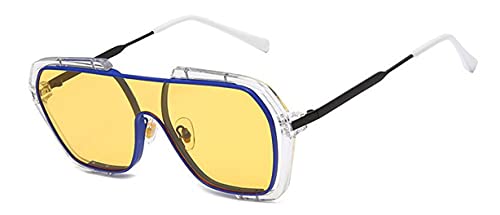 Retro Aviator Square Sunglasses for Men Women Goggle Classic Alloy Frame