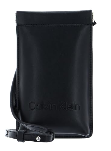 Calvin Klein bolso bandolera bolsa para móvil CK Set Phone Crossbody Bag Black negro